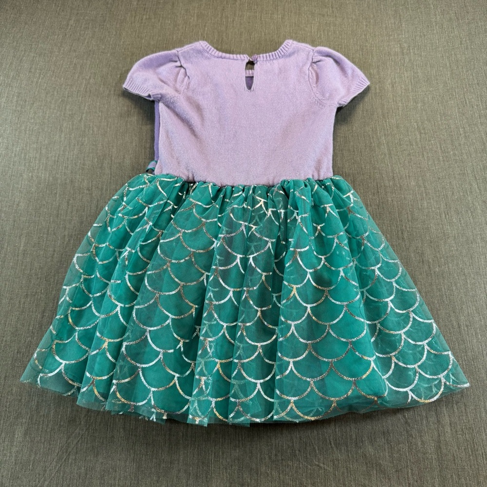 Girl Clothing Size 4T - 5T  Dresses Lot/ Bundle Of 4 Long Sleeve Blue Princess - Picture 10 of 14
